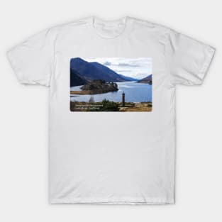 Glenfinnan Monument, Loch Shiel, Scotland T-Shirt